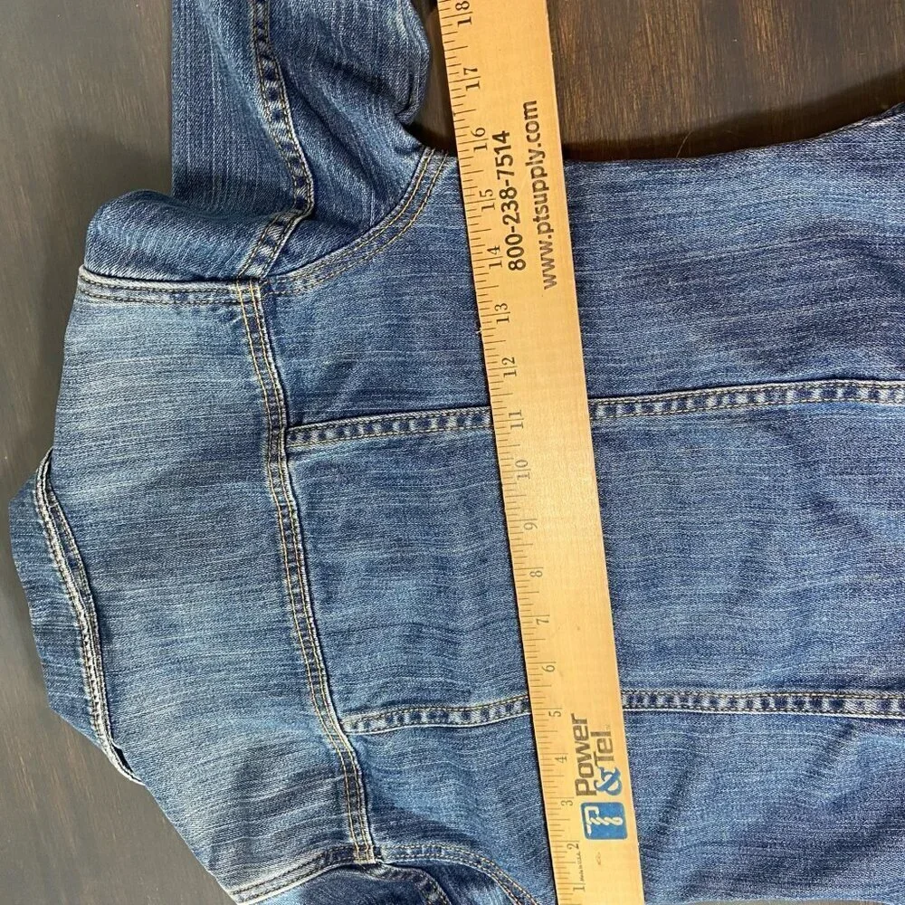 GAP Denim Jacket – Size XL Youth – Medium Wash – Classic Trucker Style